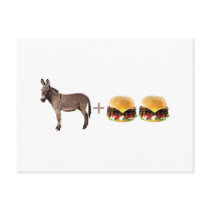 Ass Burgers Postcard