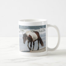 Assateague Island Pony Coffee Mugs