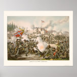 Assault on Fort Sanders by Kurz and Allison 1863 posters