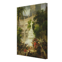 Assault on Monastery of San Engracio in Canvas Prints
