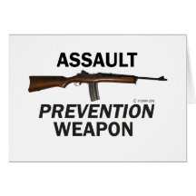 Assault Prevention Weapon! Greeting Cards