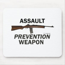Assault Prevention Weapon! Mouse Pad