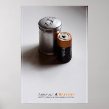 Assaut et batterie poster