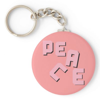 Assemble Peace Keychain by diversityjustis