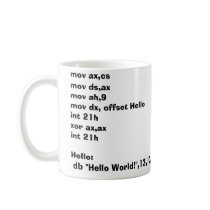 Assembler Mug HelloWorld!