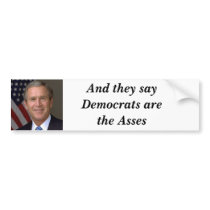 Asses Bumper Sticker