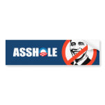 ASSHOLE BUMPER STICKER