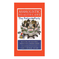 Assholistic Health Care Business Card