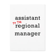 Assistant (to the) Regional Manager
