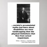 Associate Justice William J. Brennan, Jr. posters