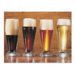 Assorted beers and ales post cards