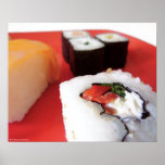 Assortment of Sushi Japanese Cuisine Poster Print