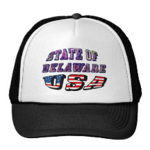 Assouvissez du texte d'image du Delaware et de dra Casquette
