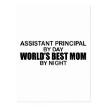 Asst Principal - World's Best Mom Postcard