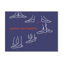 Assume the Position Ballet Gifts Post Cards