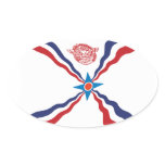 Assyrian Nation Flag Sticker