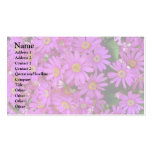 Aster Flowers Business Card