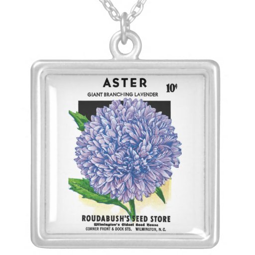 Aster Vintage Seed Packet Jewelry