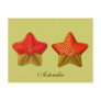 Asteridia (starfish) postcard
