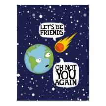 Asteroid again post card