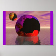 Asteroid Geyser Crash Posters