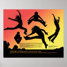 Asthmatic Children under Chiropractic Care Poster