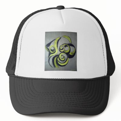 Astract Art Cap Trucker Hat by deenaco