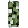 Astract Futuristic Cubes Green Barely There Ipod Cases