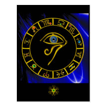ASTRAL EYE / BLUE TALISMAN POST CARD