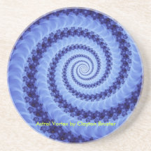 Astral Vortex by Clayton Bruster Drink Coaster