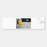 Astro Chicken Bumper Sticker