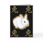 astro chinese rabbit card
