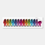 Astro Rainbow Bumper Sticker