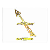 Astrocelt  series Sagittarius Post Cards