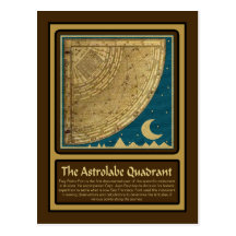 Astrolabe Quadrant postcard