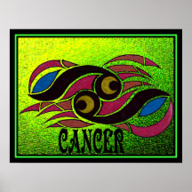 Astrological Cancer Poster