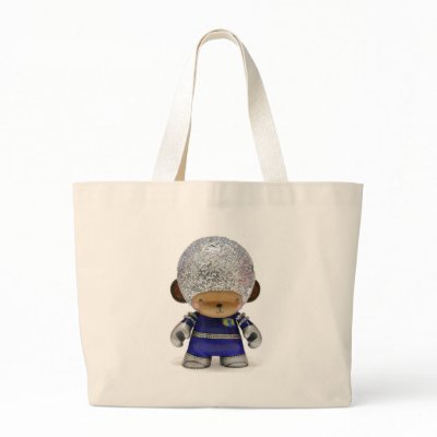 AstroMunny! Canvas Bag by heather_leigh