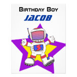 Astronaut birthday boy invitations