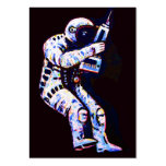 Astronaut, Black Background Business Cards