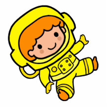 astronaut boy 1 acrylic cut out