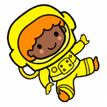 astronaut boy 2 acrylic cut outs