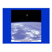 Astronaut McCandless Free Flying with Jetpack Postcard