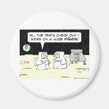 astronauts nasa moon pinata earth refrigerator magnet