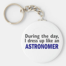 Astronomer During The Day Key Chain