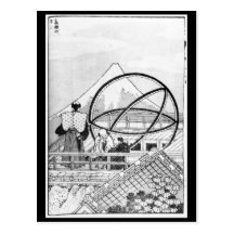Astronomers working during Edo Period Post Cards