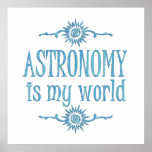 Astronomy is My World Print