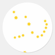 astronomy-orion round sticker