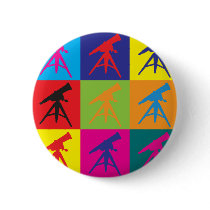 Astronomy Pop Art Buttons
