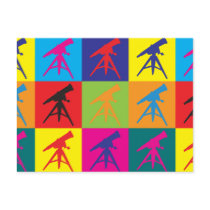 Astronomy Pop Art Post Card
