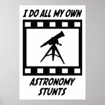Astronomy Stunts Print